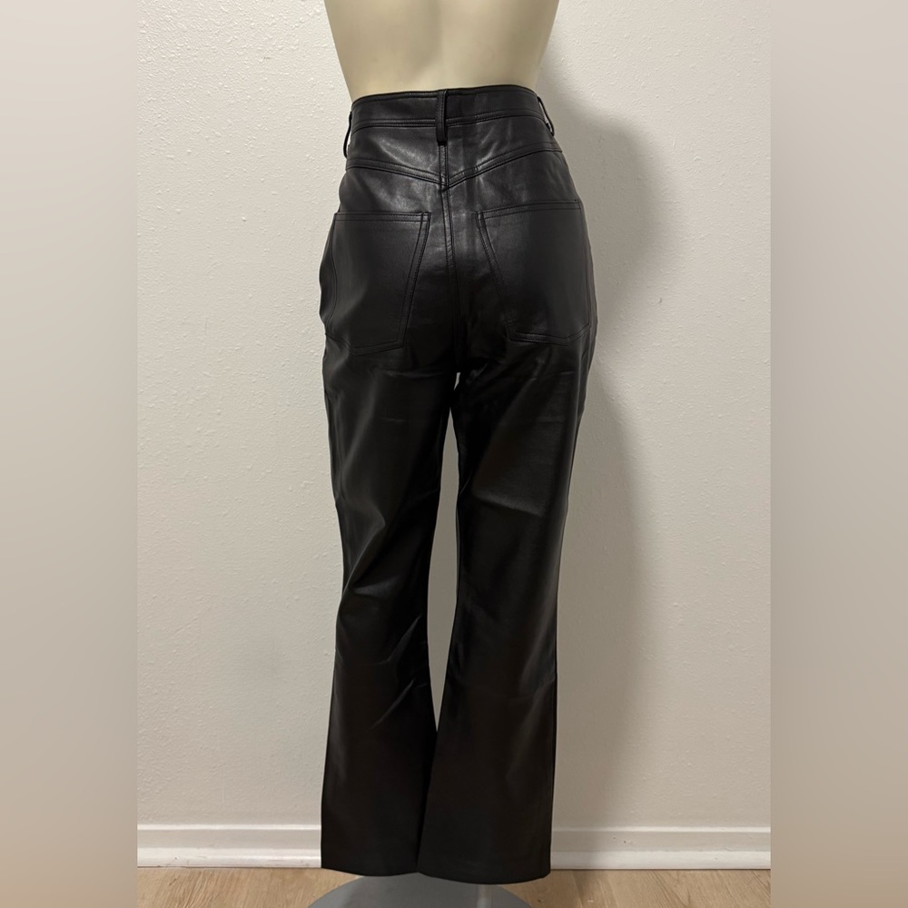 Steve Madden Vegan Leather Pants in Black NWT - Picture 5 of 13